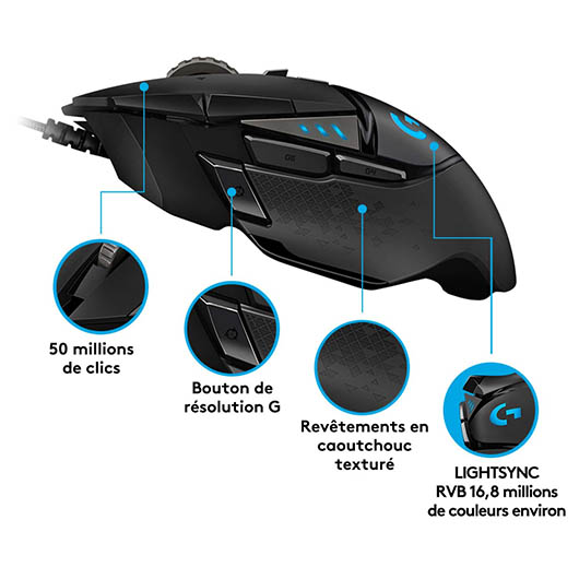 Précision Logitech G502